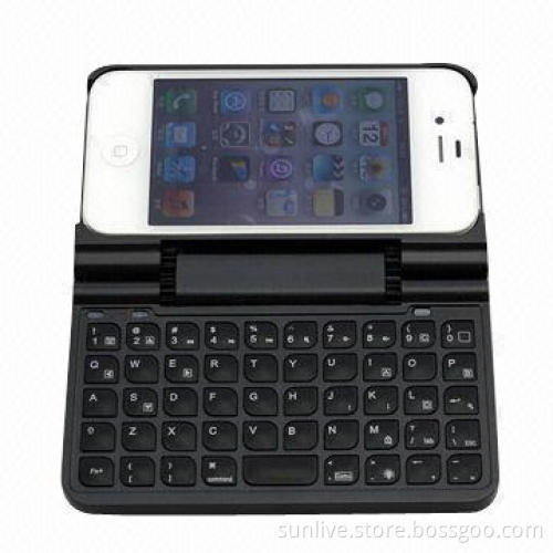 Bluetooth Keyboard for iPhone 4/4S, with 360° Rotating Case